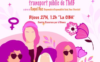 “Plans per a la prevenció de l’assetjament sexual i per raó de sexe a les xarxes de transport públic de TMB”