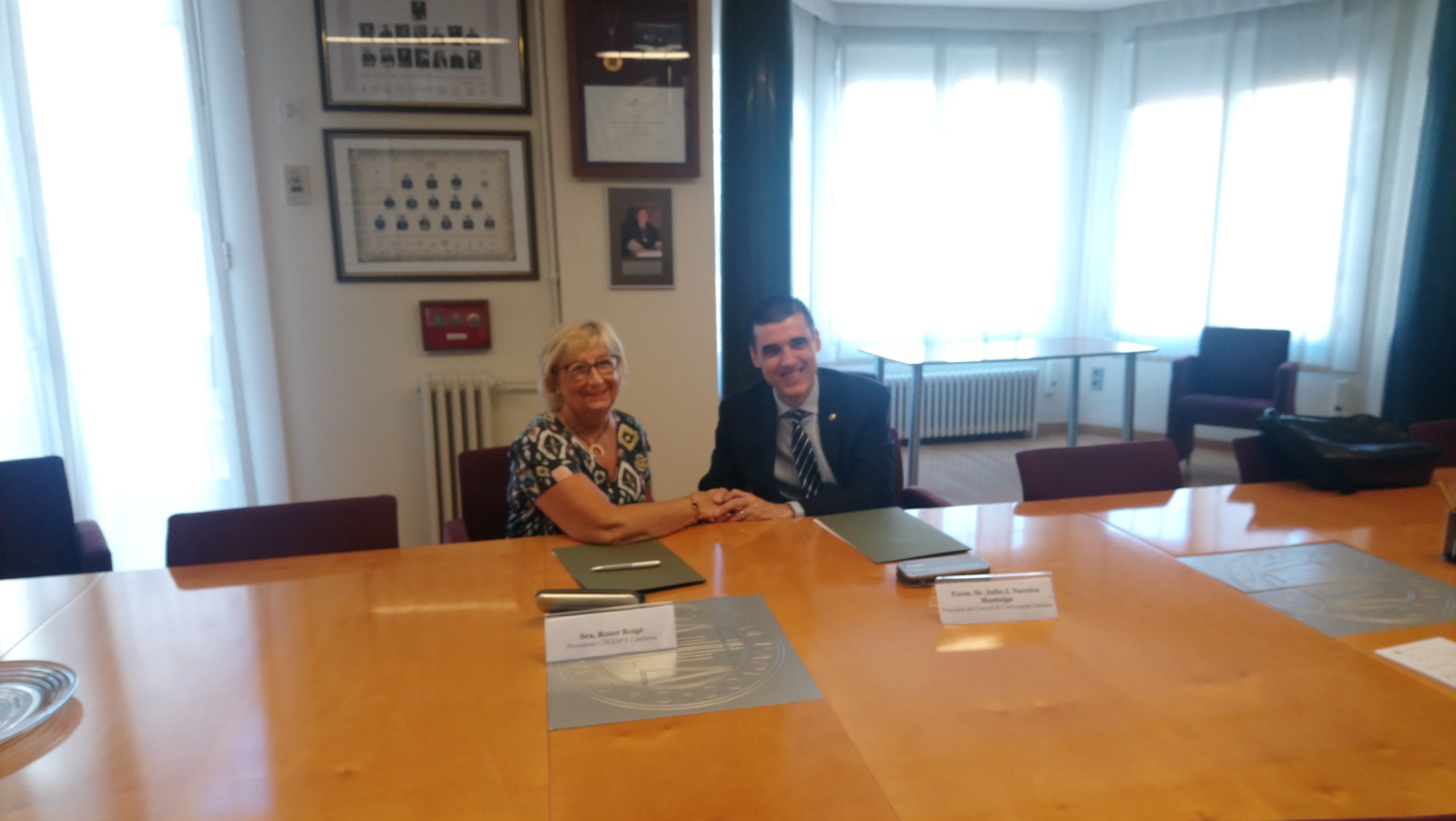 COCEMFE Catalunya i el Consell de l’Advocacia Catalana  s'uneixen per defensar la igualtat d’accés als drets de les persones amb discapacitat