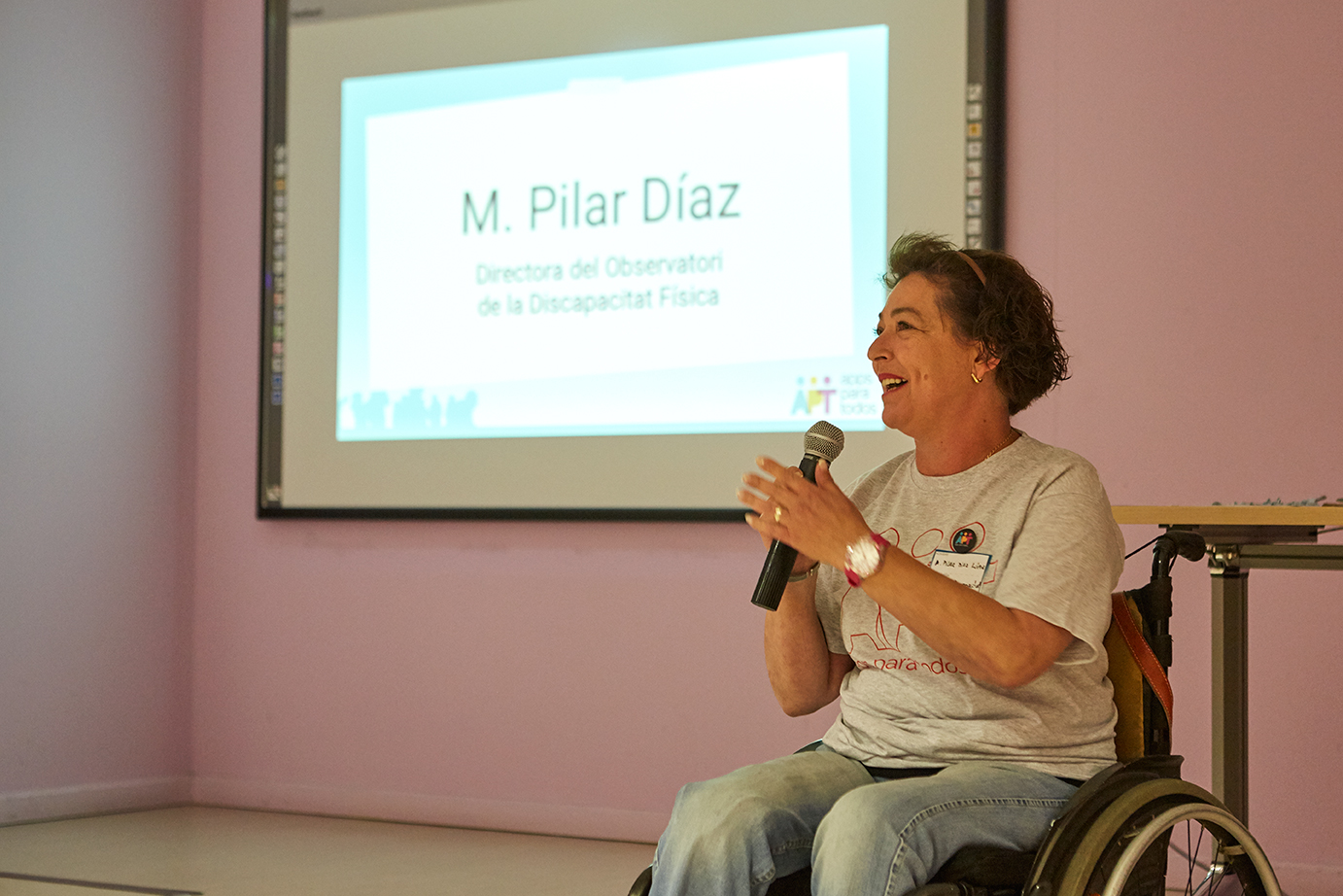 Imatge de Pilar Diaz que aquest diumenge participarà en la Marató de Barcelona